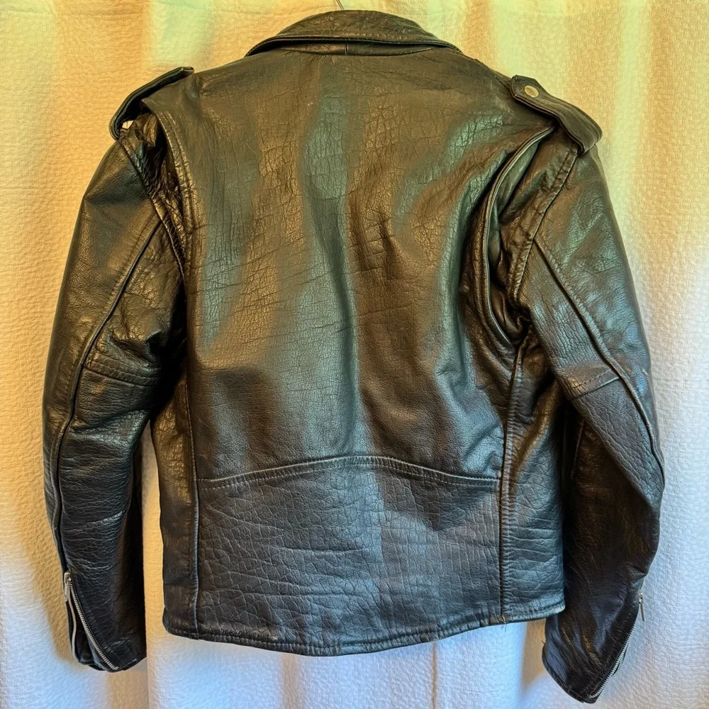 Ladies leather jacket - Picture 3 of 11